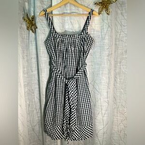 RETRO, Super Cute TWEEDS Black and White Gingham Dress
Size 4 Vintage